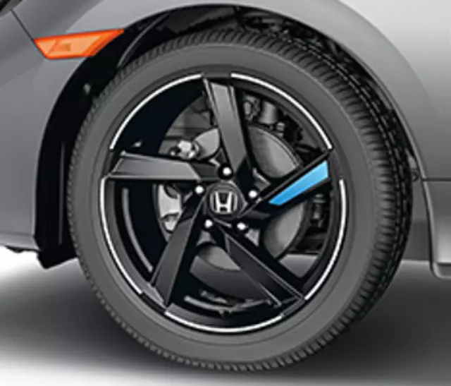 8W18TBA1C0C - Wheels: 2019-2021 Honda Civic - Wheel Decal Blue for Honda: Civic Image