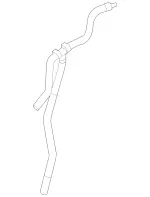 2215011725 - Radiator: Bleed Line for Mercedes-Benz Image