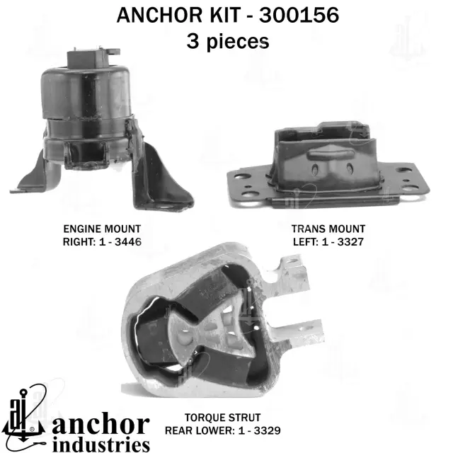 300156 - Engines &amp; Components: Anchor Engine Mount Kit for Anchor Image