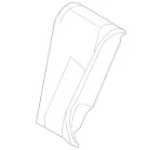 2119200216 - Rear Seat Bench: Padding for Mercedes-Benz Image