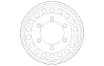 90740148009040 - : Wheel, Steel for Mercedes-Benz Image