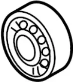 3814040P00 - Universals &amp; Rear Axle: Pinion Bearings for Infiniti Image