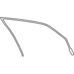 4F1Z5425767AA - Body: Run Channel for FORD Image