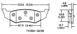 13054079 - Brake: Disc Brake Pad Set for OmniParts Image
