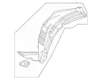 1676901110 - : Trim, Wheel Arch for Mercedes-Benz Image
