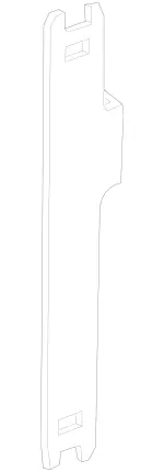 2185010820 - Radiator: Holder for Mercedes-Benz Image