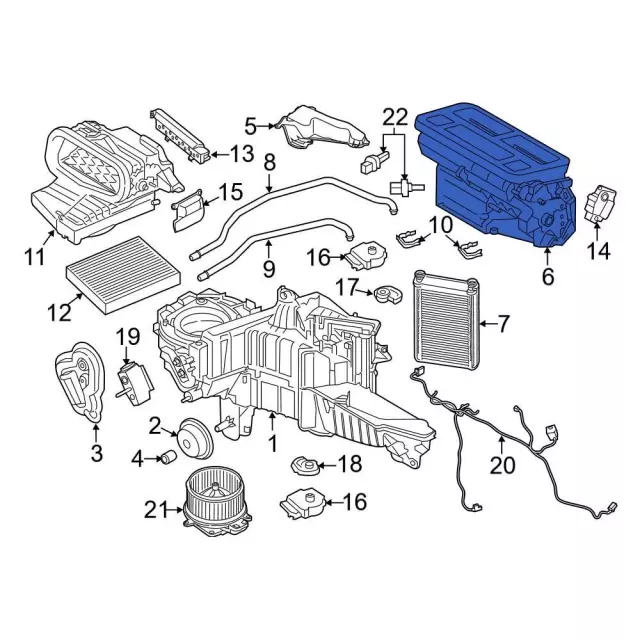 Duct Air Vent - Ford (GL3Z-18471-B)