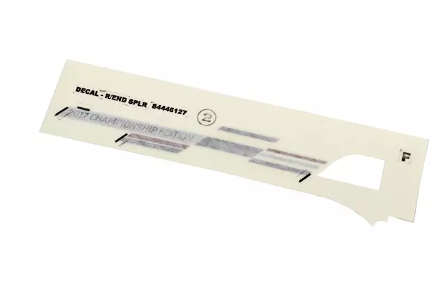 84446127 - : Rear End Spoiler Decal for GM Image