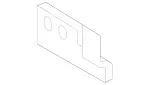 4638812514 - Body: Front Bracket for Mercedes-Benz Image