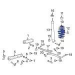 3W7Z5560FA - Suspension: Coil Spring for Ford Image image
