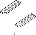 885453JA2B - : Rail Cover for INFINITI: JX35, QX60 Image