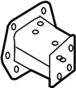 852105CA0A - Body: Bumper Bracket for Infiniti Image