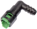 800092 - : Fuel Line Quick Connector 90 Degree Angle 5/16In Steel To 3/8 In.  Nylon Tubing for Dorman Image