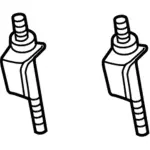 N811762S439 - Steering: Gear Assembly Bolt for Ford: Ranger Image