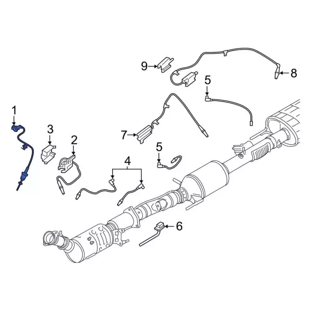 AC3Z12B591C - : 2011-2022 Ford - Exhaust Temp Sensor for Ford Image