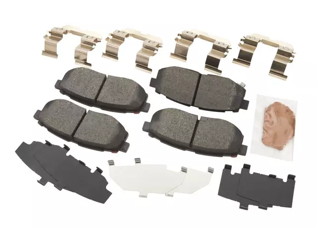 REAR BRAKE PAD SET W/HARDWARE & SHIMS - Subaru (26696XA011)