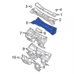 MB3Z5802012A - Body: Cowl Top Panel for Ford: Bronco Image