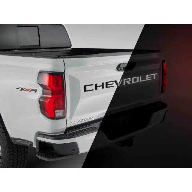 19434433 - Exterior: 3-D Urethane Reflective Chevrolet Tailgate for Chevrolet: Colorado Image