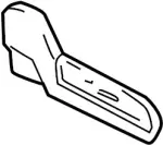 87330CS011 - Body: Recline Cover for INFINITI: M45 Image