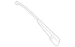 2118200244 - Electrical System: Wiper Arm for Mercedes-Benz: E320, E500, E55 AMG Image