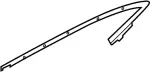 822814GA1A - Body: Window Molding for Infiniti Image