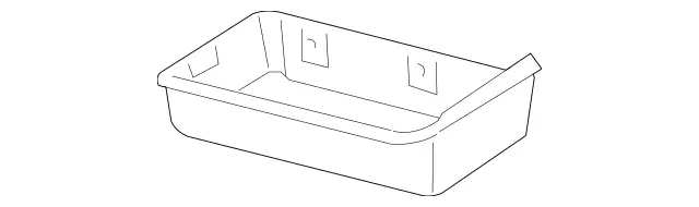 2206802752 - Body: Tray for Mercedes-Benz Image