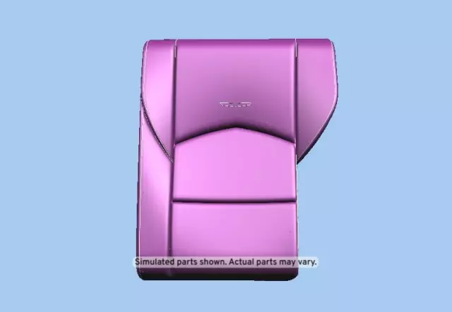 23437441 - : Jet Black Rear Driver Side Seat Back Cover for GM Image