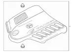 2560100503 - Chassis Sheet Metal/Air Intake: Engine Cover for Mercedes-Benz: GLS450 Image