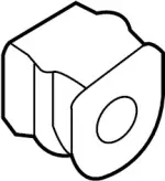 54613JK07A - Suspension: Stabilizer Bar Bushing for INFINITI: EX35, EX37, G25, G37, M37, M56, Q50, Q60, Q70, Q70L, QX50 Image