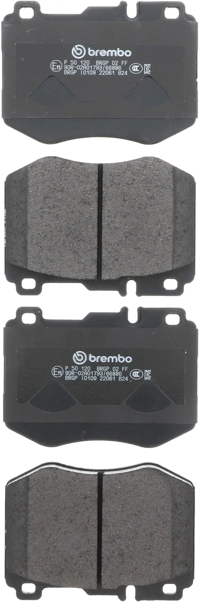 P50120 - : Premium Low-Met OE Equivalent Pad for Brembo Image