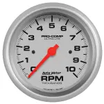 4497 - : GAUGE, TACHOMETER, 3 3/8", 10K RPM, IN-DASH, ULTRA-LITE for AutoMeter Image