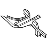 FR3Z7628061A - Body: Tail Lamp Pocket for Ford: Mustang Image