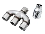 381052018 - : AWE Dual-to-Triple Tip Conversion for 10th Gen Civic Si (AWE Exhaust required) for AWE Tuning Image