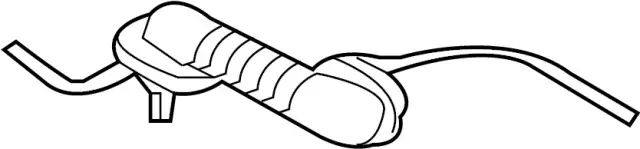 289751CA1A - Body: Washer Hose for INFINITI: FX35, FX37, FX50, QX70 Image