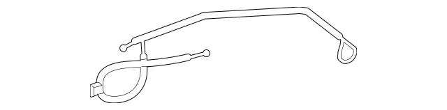 217770010064 - Body: Control Cable for Mercedes-Benz Image