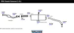 18331 - : SoundFX Direct Fit Exhaust Muffler 1.75" Inlet (ID) 1.5" Outlet (ID) for Walker Exhaust Image