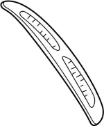 768020W000 - Body: Vent Grille for Infiniti Image