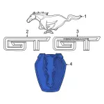 PR3Z6342528J - Body: Emblem for Ford: Mustang Image