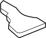 84979AM800 - Body: Spacer for Infiniti Image