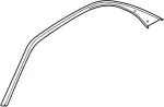 76870AG000 - : Weatherstrip Upper Retainer for Infiniti Image