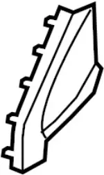 684201CA0A - Body: Side Cover for INFINITI: FX35, FX37, FX50, QX70 Image