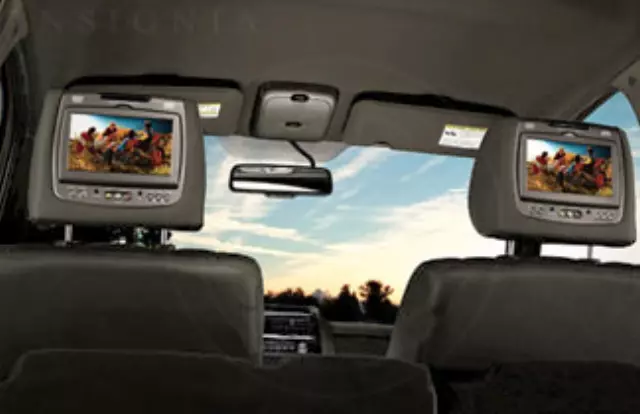 VBL8Z10E947DA - : DVD By Invision - Dual Head Restraint, Cloth for Ford: Escape Image