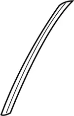 62398CR900 - Body: Grille Assembly Spacer for Infiniti Image