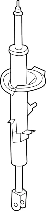 E6C011CC0KNW - Suspension: Value Advantageâ„¢ COMPLETE STRUT ASSY WITH SPRING / MT, LH for INFINITI: FX35, FX37, QX70 Image