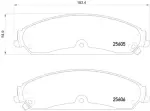355020541 - : Disc Brake Pad Set for Hella Pagid Image