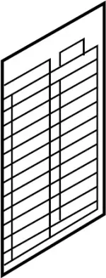243134AN0A - Body: Fuse Box Label for Infiniti Image