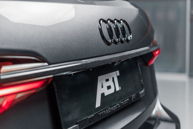 Carbon Fiber Rear Trim - Audi (ZAW-071-645-A-3Q0)