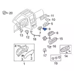 7L2Z9G604AA - Body: Switch for Ford: Explorer, Explorer Sport Trac | Mercury: Mountaineer Image
