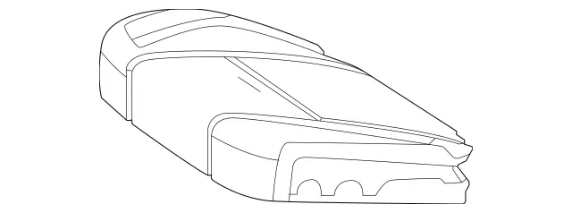 1679206212 - Rear Seat Bench: Padding, Rr Seat Cushion for Mercedes-Benz: GLE350, GLE450e, GLE580 Image image