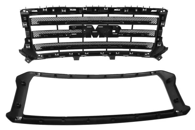 23173253 - : Front Grille Kit in Primer with Bezel and Bolts for GMC: Sierra 1500 Image